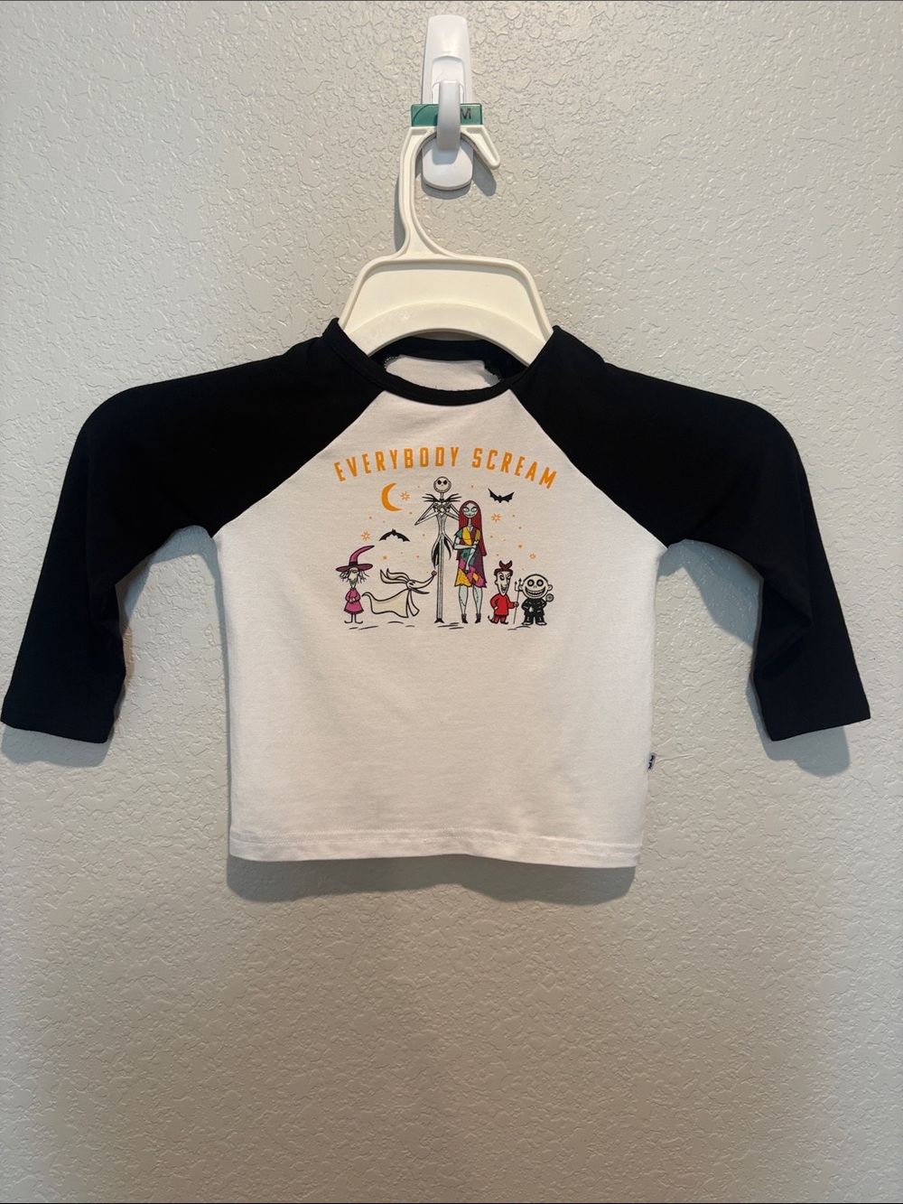 Disney Little Sleepies Halloween Raglan Shirt 12-18M NWOT